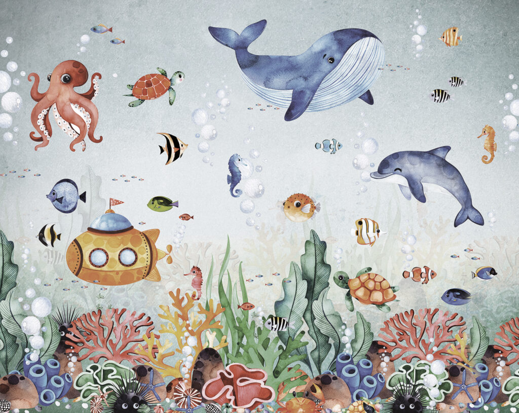 WATERLAND ocean themes wall decor for kids room