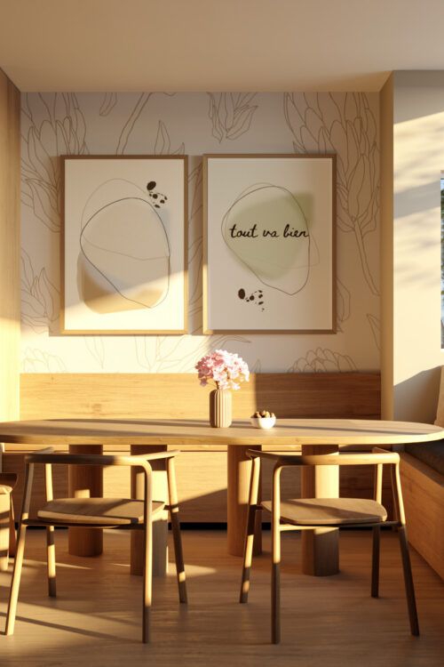 Alternative view of All Is Well Duo – Printable Wall Art Set
