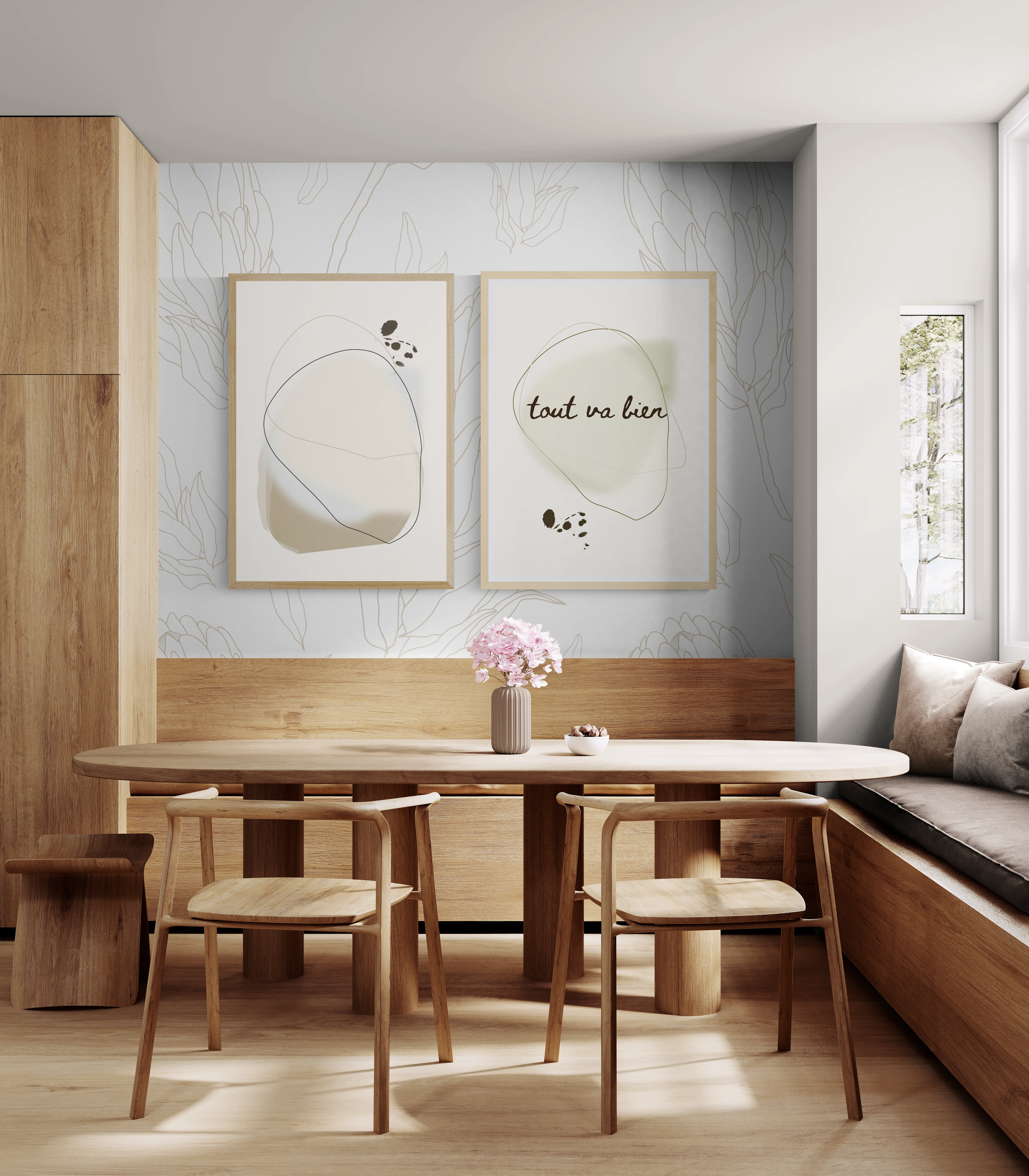 All Is Well Duo – Printable Wall Art Set - Image 3