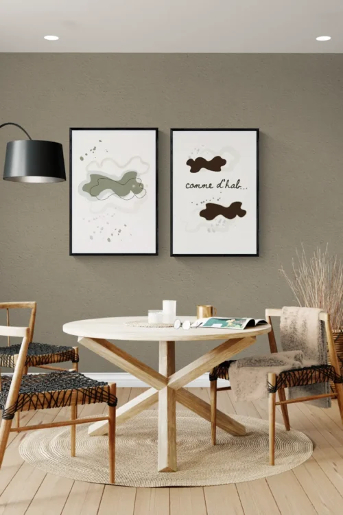 soft everyday duo wall art set