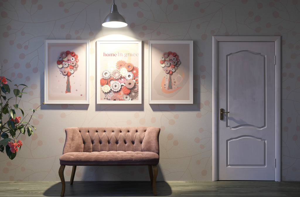 Home in Grace Trio – Printable Wall Art Set - Image 4
