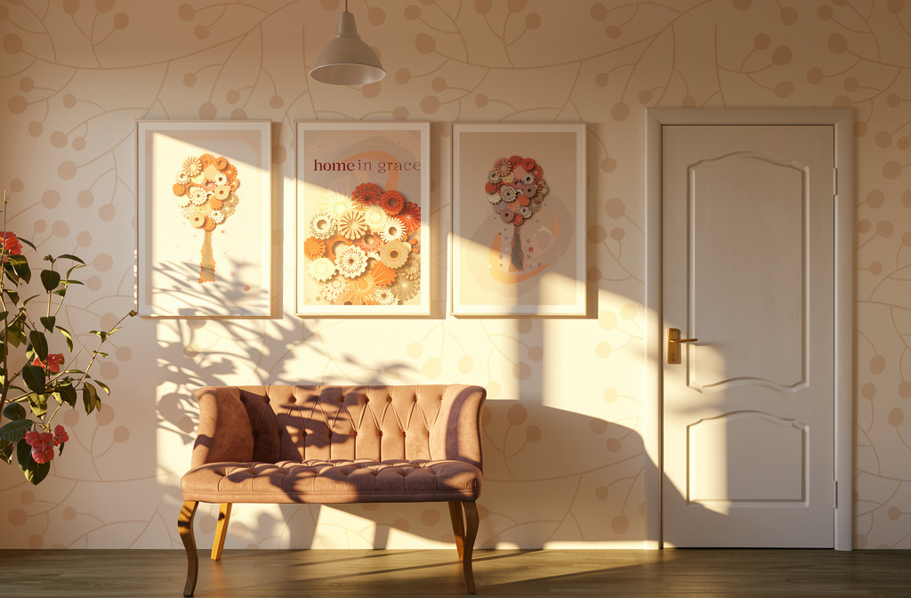 Home in Grace Trio – Printable Wall Art Set - Image 5