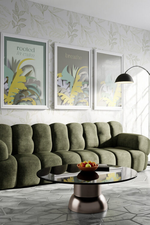 Alternative view of Rooted in Calm Trio – Printable Wall Art Set