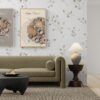 This Grounded Space – Printable Wall Art Duo above elegant sofa