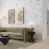 This Grounded Space – Printable Wall Art Duo above elegant sofa