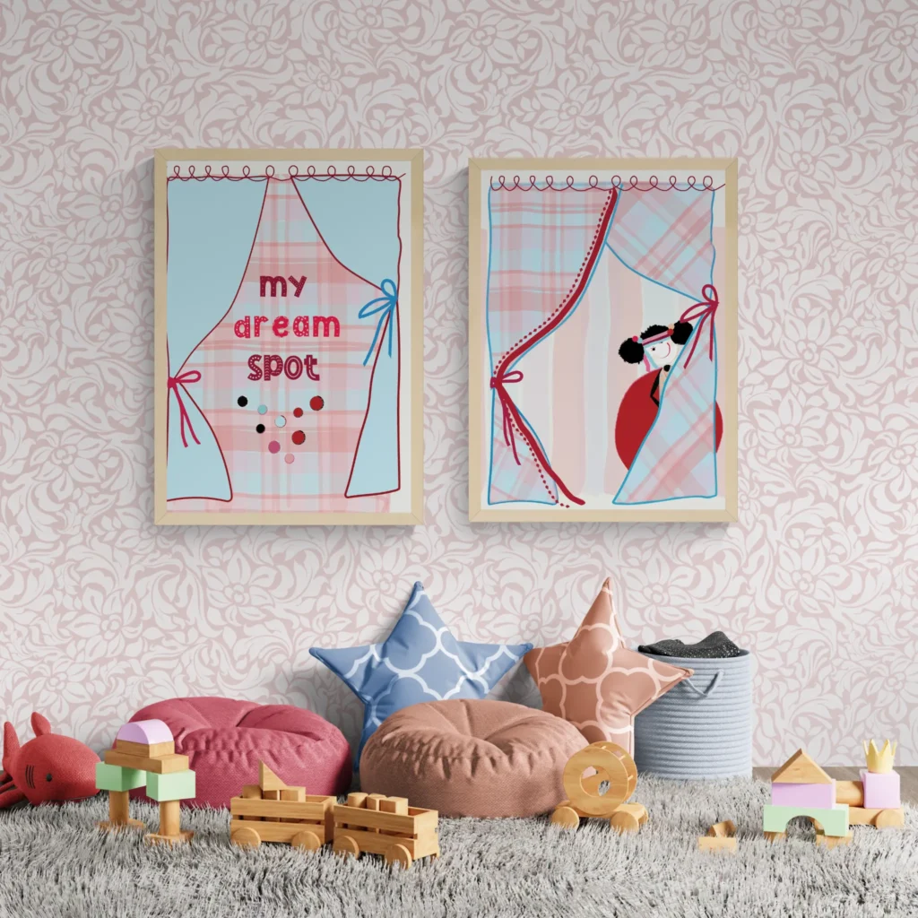 My Dream Spot Peekaboo Duo – Printable Wall Art Set