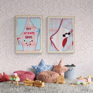 My Dream Spot Peekaboo Duo – Printable Wall Art Set