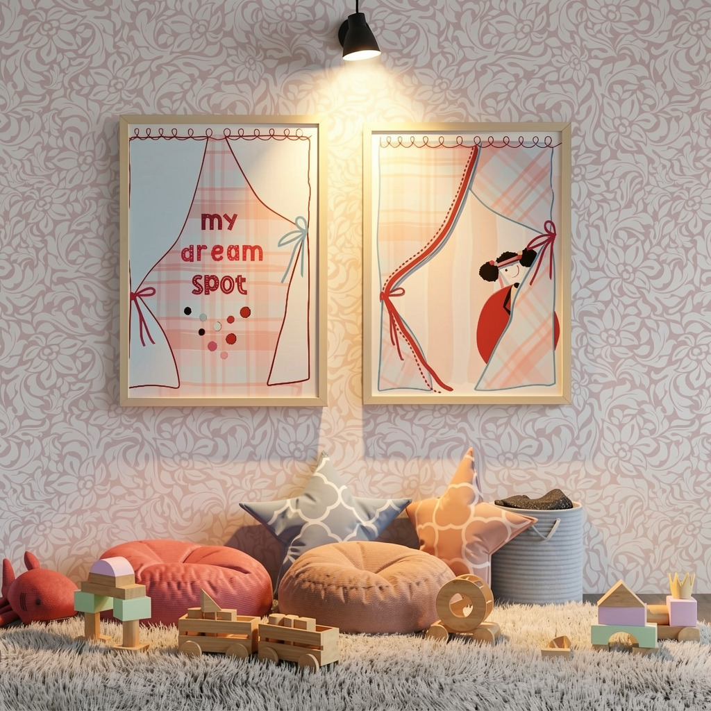 My Dream Spot Peekaboo Duo – Printable Wall Art Set - Image 9