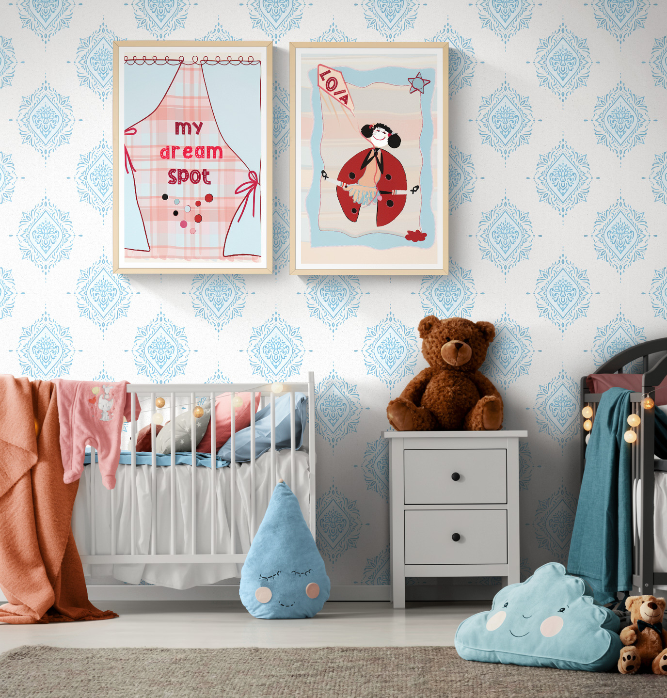My Dream Spot Peekaboo Duo – Printable Wall Art Set - Image 10