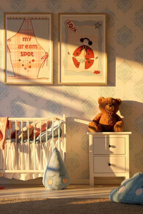 Alternative view of My Dream Spot Peekaboo Duo – Printable Wall Art Set