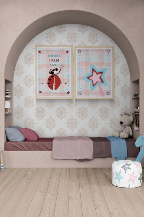 Alternative view of Sweet Little Star Duo – Printable Wall Art Set