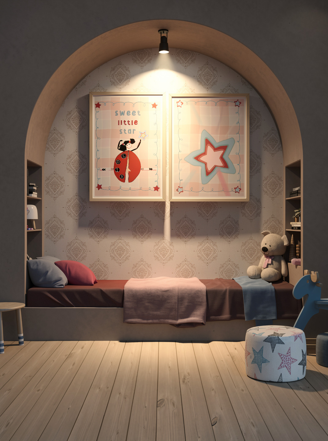 Sweet Little Star Duo – Printable Wall Art Set - Image 8
