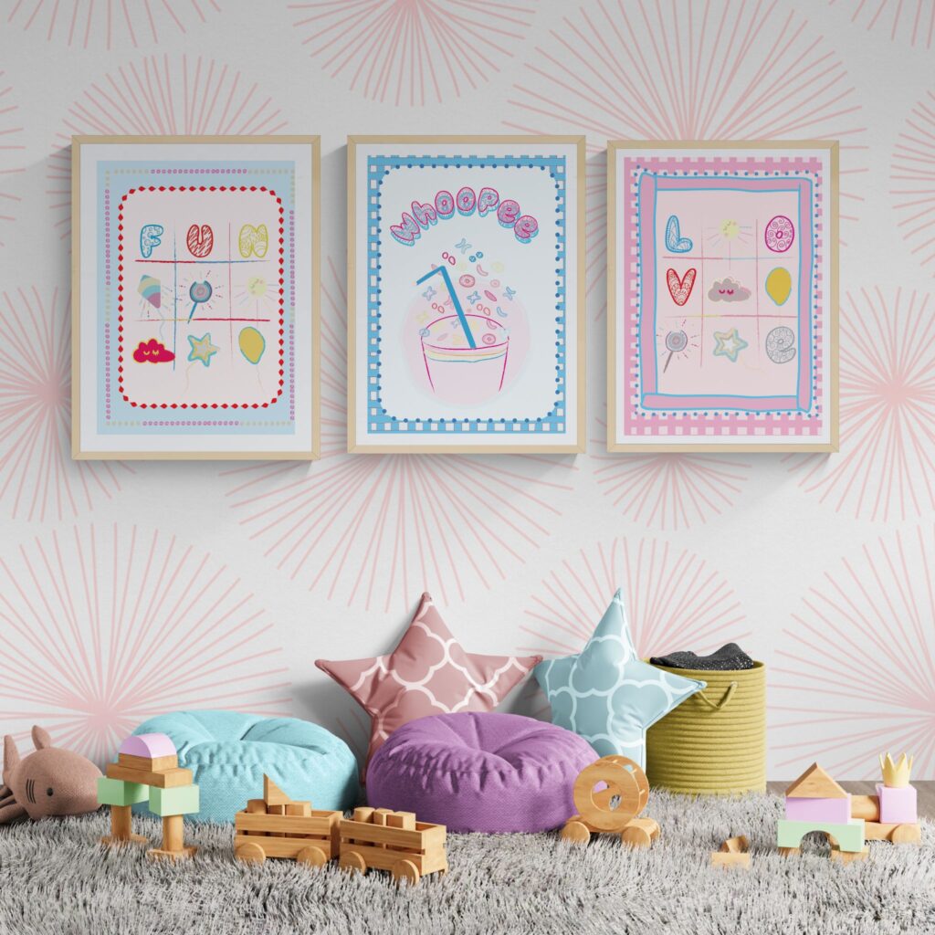 Summer Starts Here Trio – Printable Wall Art Set