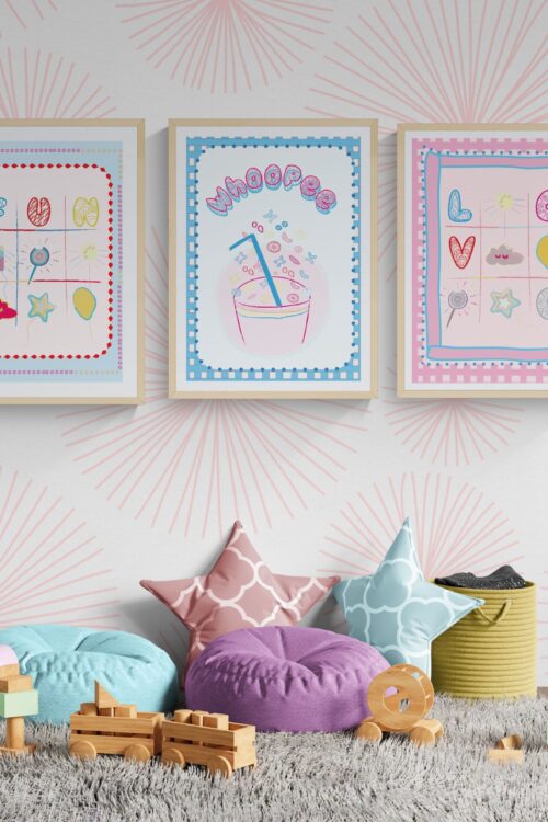 Summer Starts Here Trio – Printable Wall Art Set