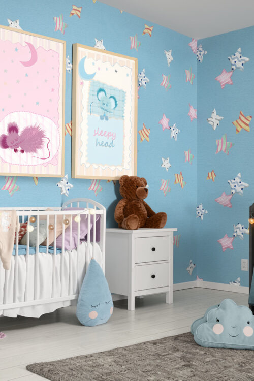 Alternative view of Sleepy Head Duo – Printable Wall Art Set