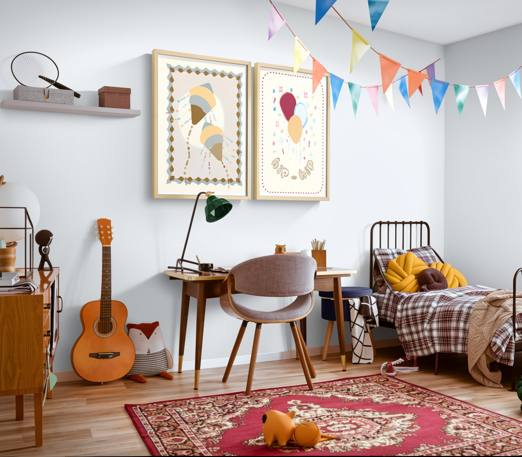 Up in the Air Duo – Printable Wall Art Set