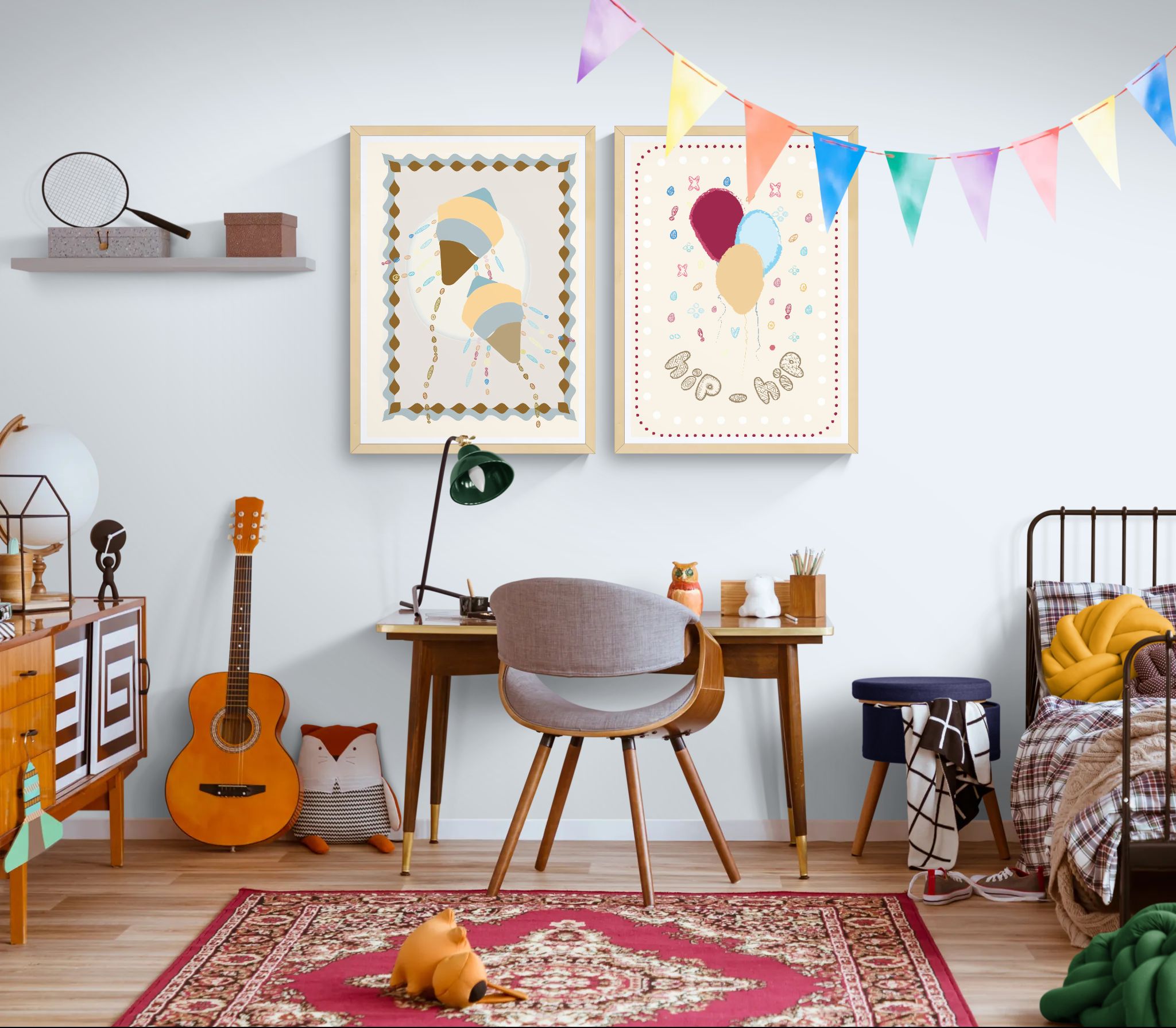 Up in the Air Duo – Printable Wall Art Set - Image 2