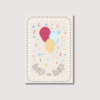 Hip Hip printable poster with balloons