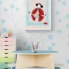 Lola and the Kite Wall Art Print | Dynamic Nursery Girl Room Decor | Colorful Playroom Printable Poster | Instant Digital Download - Image 3
