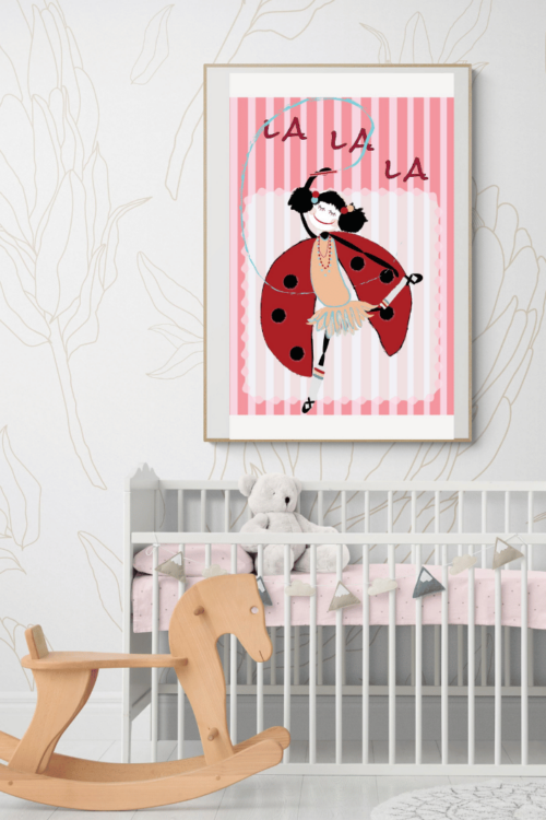 Alternative view of Lola La La La — Printable Wall Art