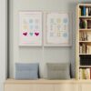Love & XOXO Duo – 2 Piece Printable Wall Art Set - Image 4