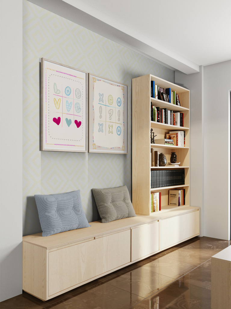 Love & XOXO Duo – 2 Piece Printable Wall Art Set - Image 6
