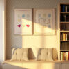 Love & XOXO Duo – 2 Piece Printable Wall Art Set - Image 7