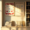 Love & XOXO Duo – 2 Piece Printable Wall Art Set - Image 8