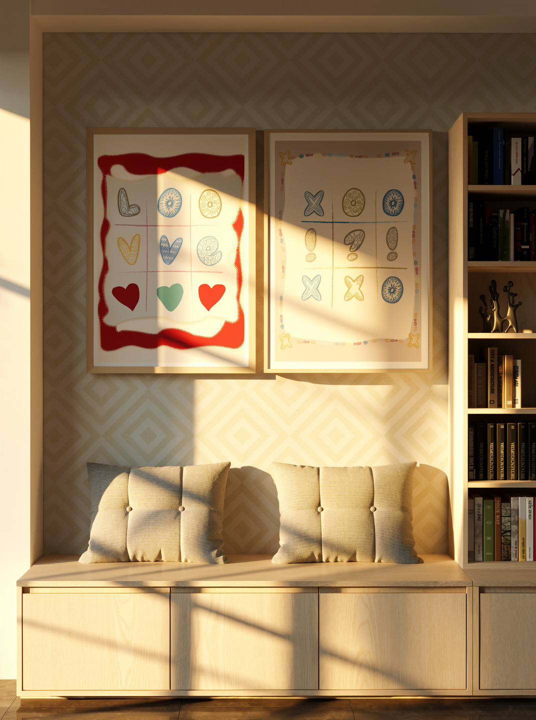 Love & XOXO Duo – 2 Piece Printable Wall Art Set - Image 8