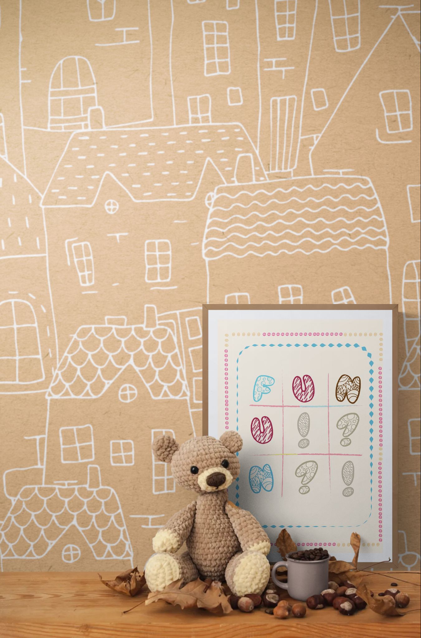 Fun Printable Wall Art | Playful Tic Tac Toe Print | Kids Room Playroom Decor | Digital Download - Image 2