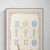 XOXO Printable Wall Art | Playful Tic Tac Toe Print | Kids Room Playroom Decor | Digital Download - Image 2