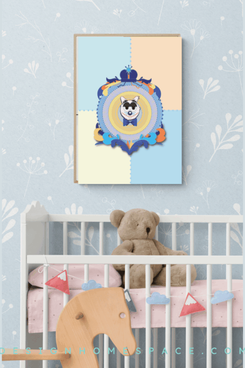 Alternative view of Dad Cat Printable Wall Art | Cute House of Cats | Boys Girls Room Nursery Decor | Digital Download