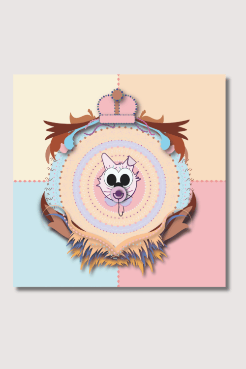 Baby Cat Printable Wall Art | Cute House of Cats Print | Nursery Kids Room Decor | Digital Download
