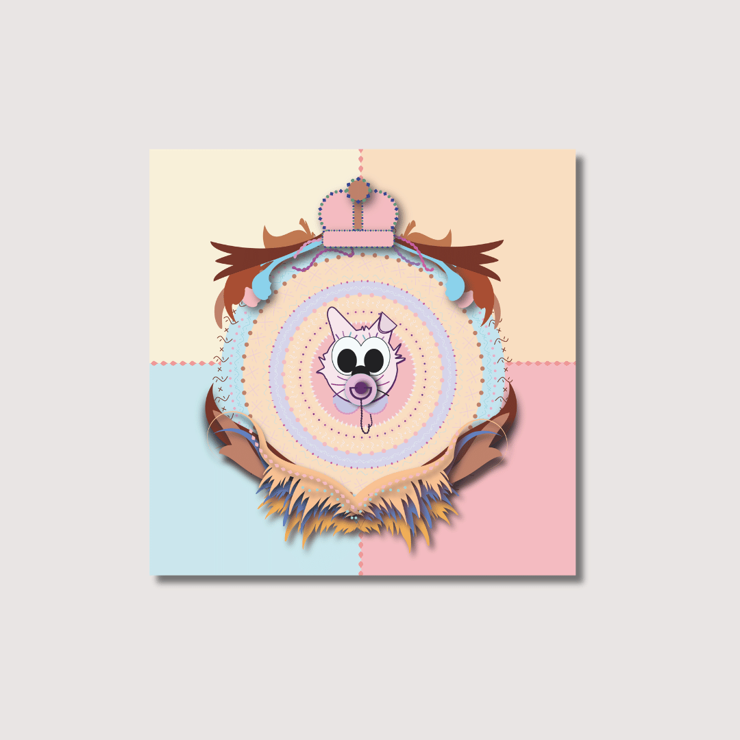 Baby Cat Printable Wall Art | Cute House of Cats Print | Nursery Kids Room Decor | Digital Download