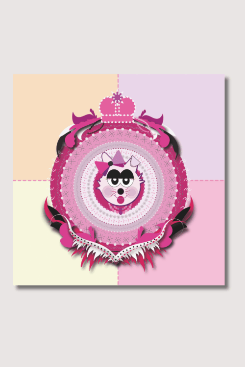 Sister Cat Printable Wall Art | Girl Cat Print | Cute House of Cats | Girls Room Nursery Decor | Digital Download