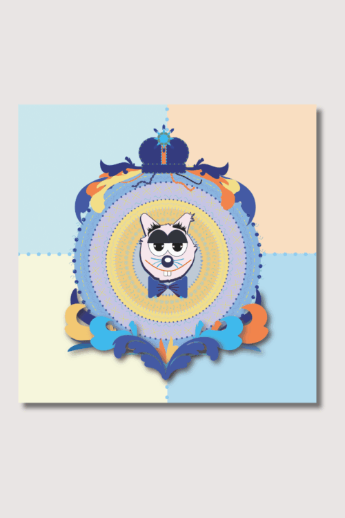 Dad Cat Printable Wall Art | Cute House of Cats | Boys Girls Room Nursery Decor | Digital Download
